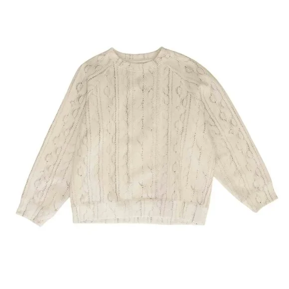 Cynthia Rowley Trompe L'oeil Printed Cotton Sweatshirt, X-Small, NWT - Picture 3 of 3